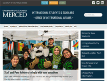 Tablet Screenshot of iss.ucmerced.edu