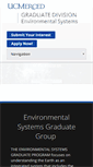 Mobile Screenshot of es.ucmerced.edu