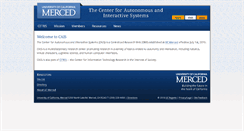 Desktop Screenshot of cais.ucmerced.edu
