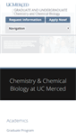 Mobile Screenshot of chemistry.ucmerced.edu
