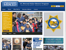 Tablet Screenshot of policementors.ucmerced.edu