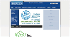 Desktop Screenshot of international.ucmerced.edu