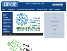 Tablet Screenshot of international.ucmerced.edu