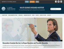 Tablet Screenshot of hsri.ucmerced.edu