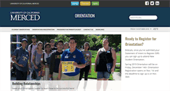 Desktop Screenshot of orientation.ucmerced.edu