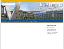 Tablet Screenshot of faculty1.ucmerced.edu