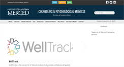 Desktop Screenshot of counseling.ucmerced.edu