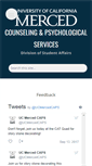Mobile Screenshot of counseling.ucmerced.edu