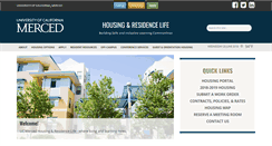 Desktop Screenshot of housing.ucmerced.edu