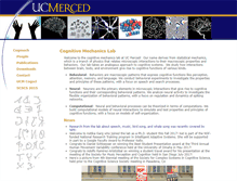 Tablet Screenshot of cogmech.ucmerced.edu