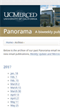 Mobile Screenshot of panorama.ucmerced.edu